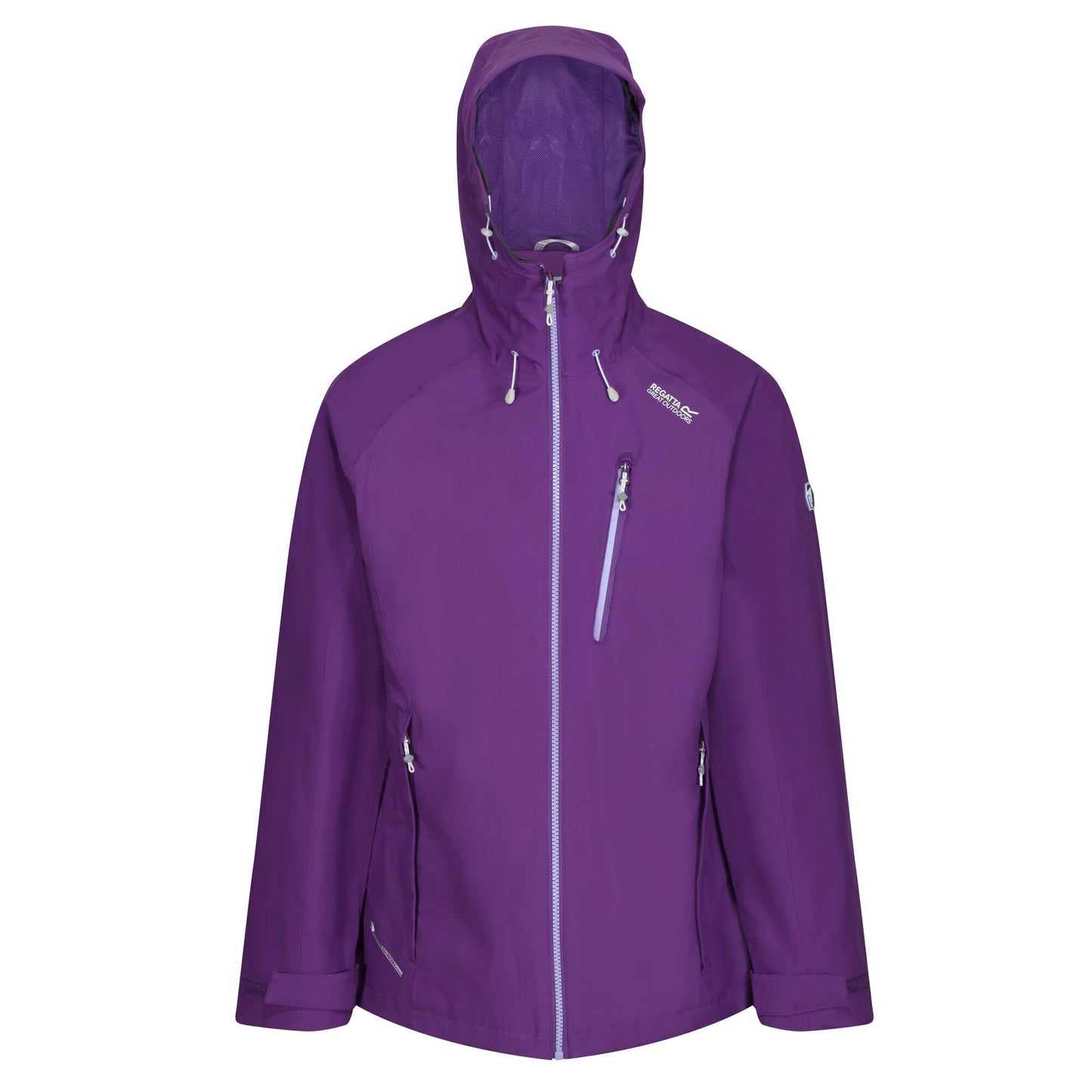 Plum - Front - Regatta Womens-Ladies Birchdale Shell Waterproof Jacket