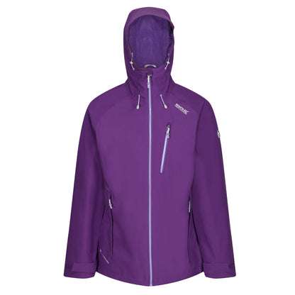 Plum - Front - Regatta Womens-Ladies Birchdale Shell Waterproof Jacket