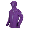 Plum - Side - Regatta Womens-Ladies Birchdale Waterproof Shell Jacket