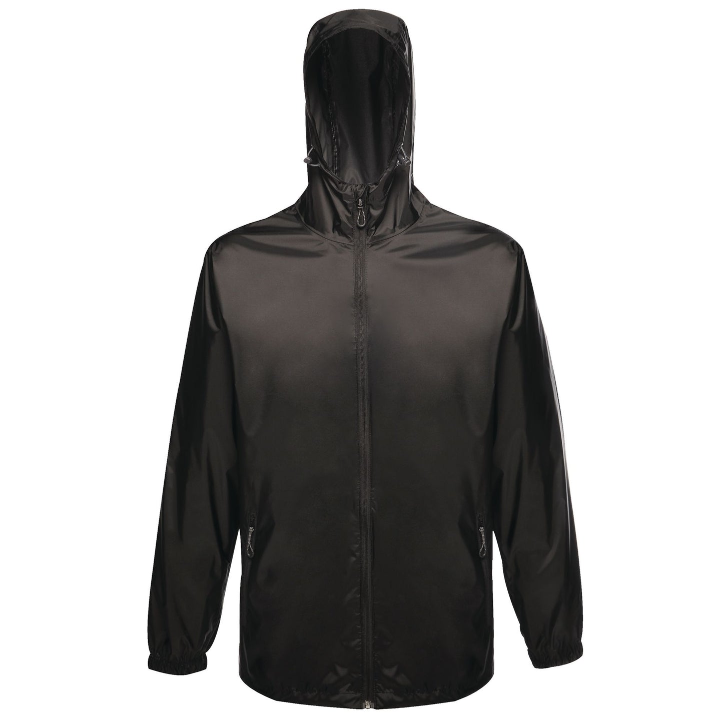 Black - Front - Regatta Professional Mens Packaway Jacket