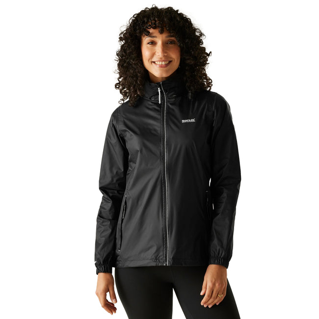 Black - Lifestyle - Regatta Womens-Ladies Corinne IV Waterproof Jacket