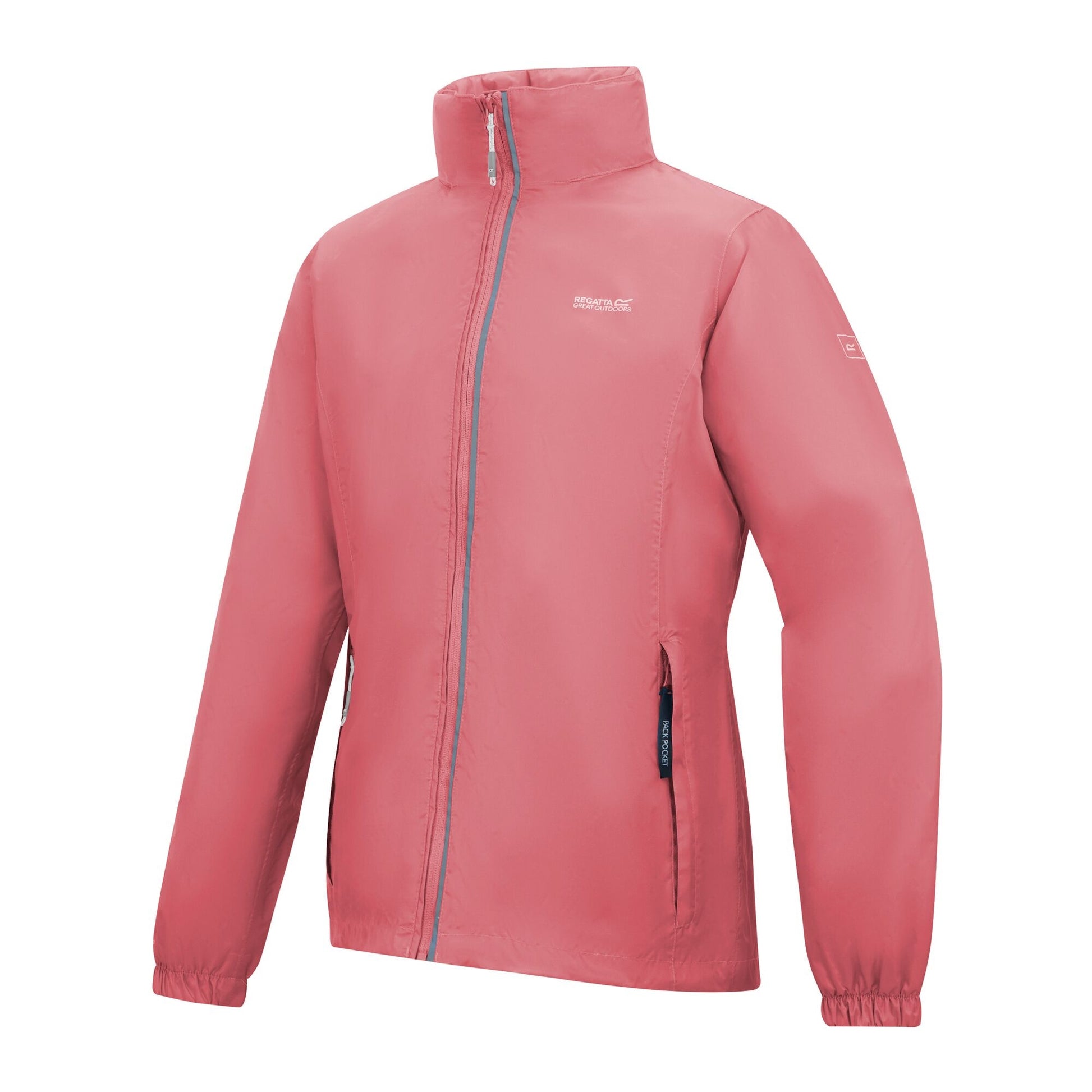 Peach Pink - Side - Regatta Womens-Ladies Corinne IV Waterproof Jacket