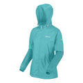Turquoise - Side - Regatta Womens-Ladies Corinne IV Waterproof Jacket