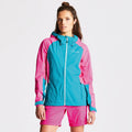 Shoreline Blue-Cyber Pink - Back - Dare2B Womens-Ladies Recourse II Jacket