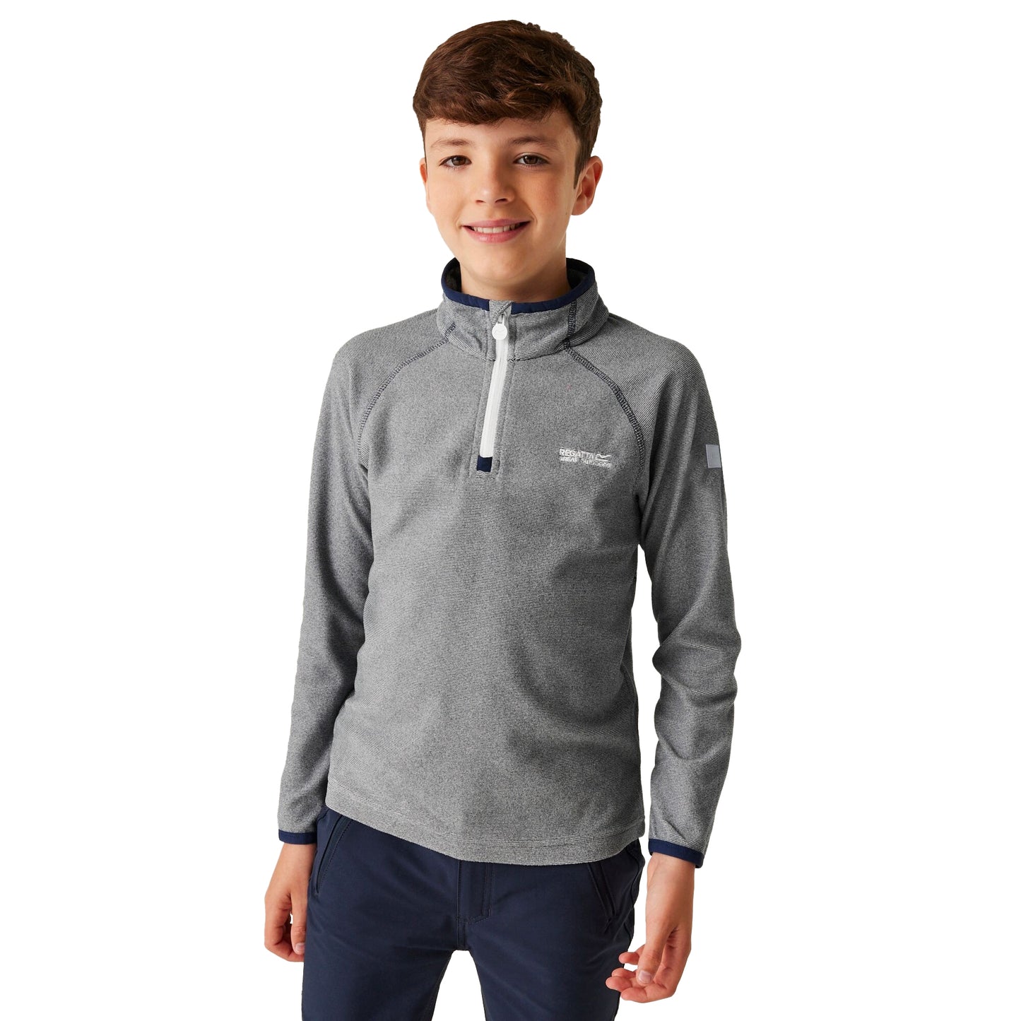Navy-Navy - Lifestyle - Regatta Childrens-Kids Loco Fleece