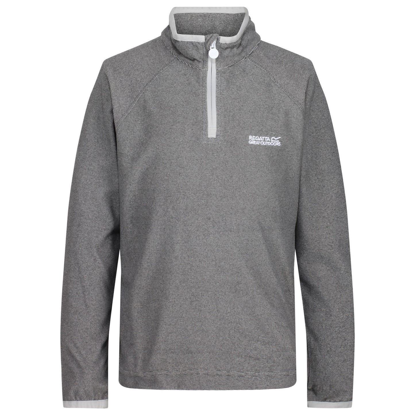 Light Steel-Steel Grey - Front - Regatta Childrens-Kids Loco Fleece