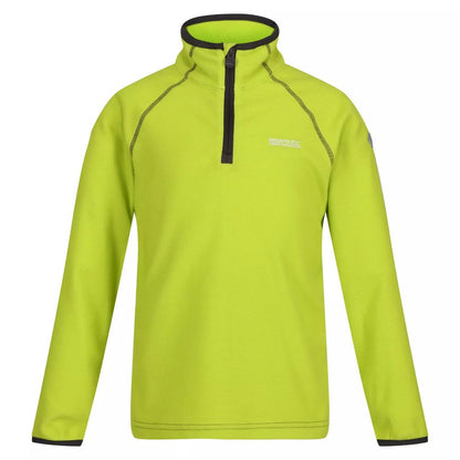 Bright Kiwi-Citronella - Front - Regatta Childrens-Kids Loco Fleece