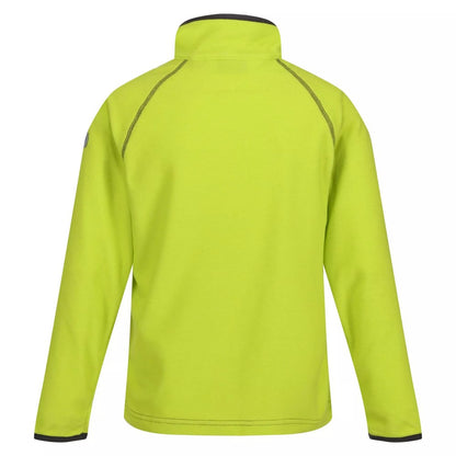 Bright Kiwi-Citronella - Back - Regatta Childrens-Kids Loco Fleece