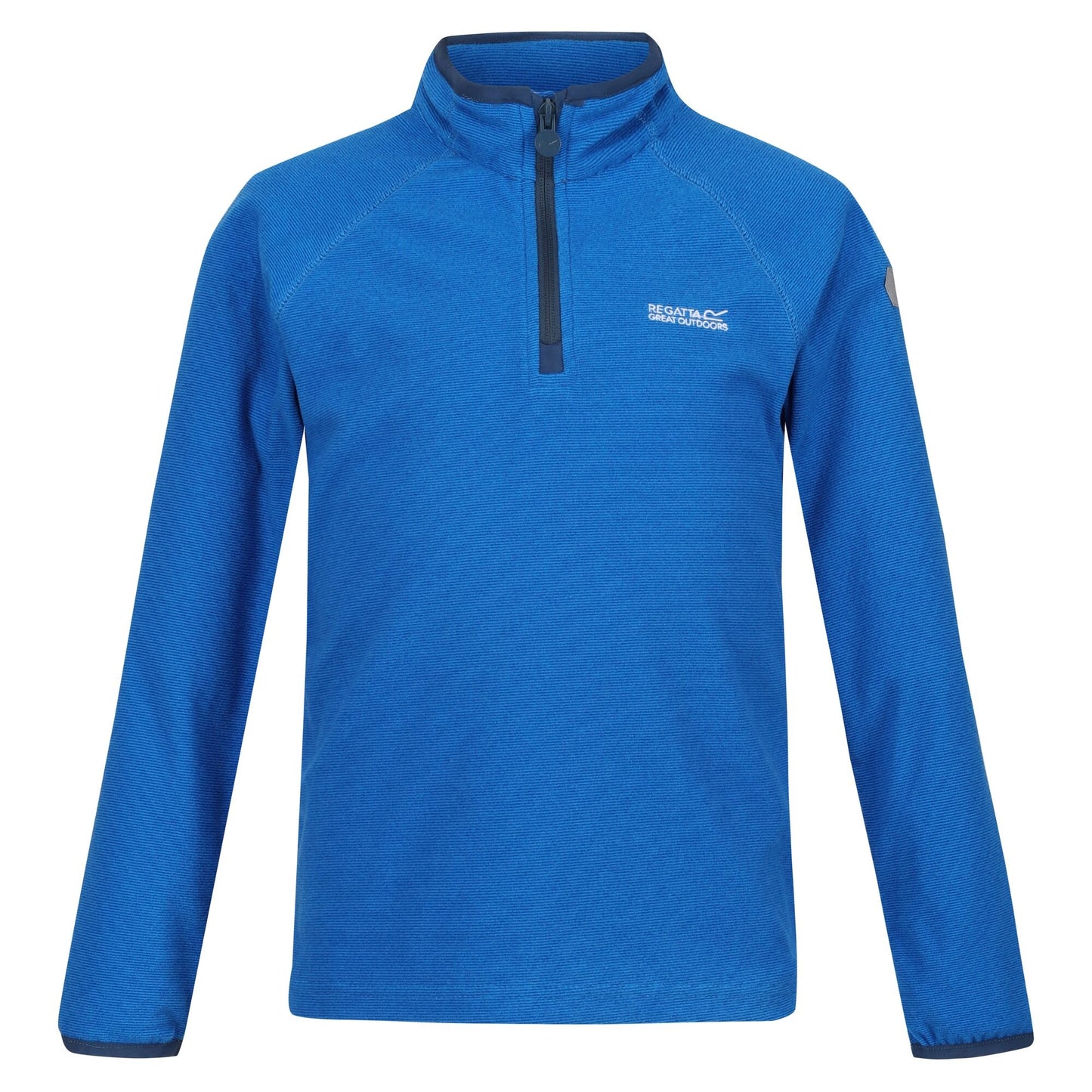 Indigo Blue-Skydiver Blue - Front - Regatta Childrens-Kids Loco Fleece