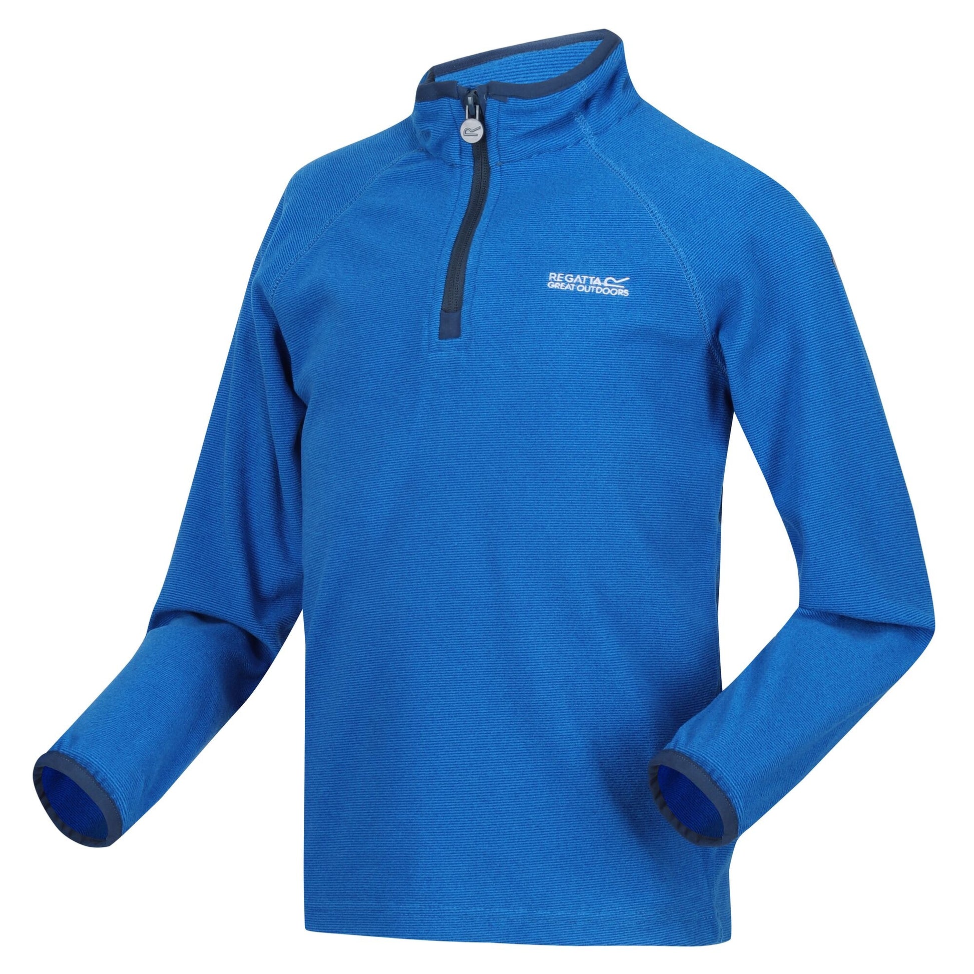 Indigo Blue-Skydiver Blue - Side - Regatta Childrens-Kids Loco Fleece