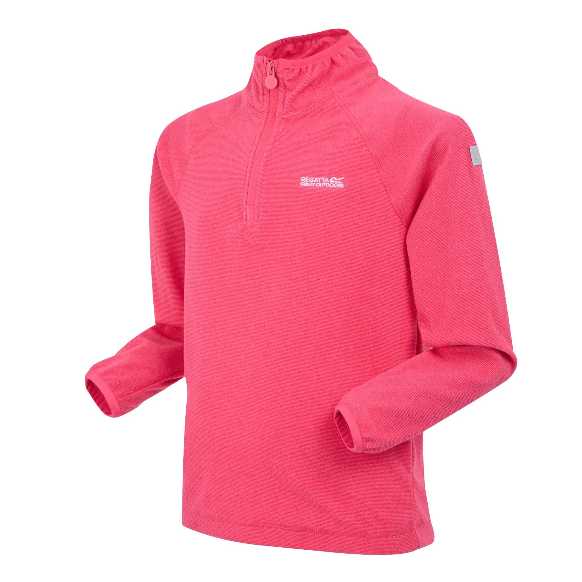 Pop-Raspberry Ripple - Side - Regatta Childrens-Kids Loco Fleece