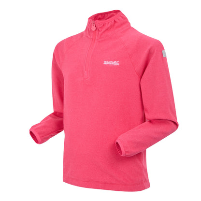 Pop-Raspberry Ripple - Side - Regatta Childrens-Kids Loco Fleece