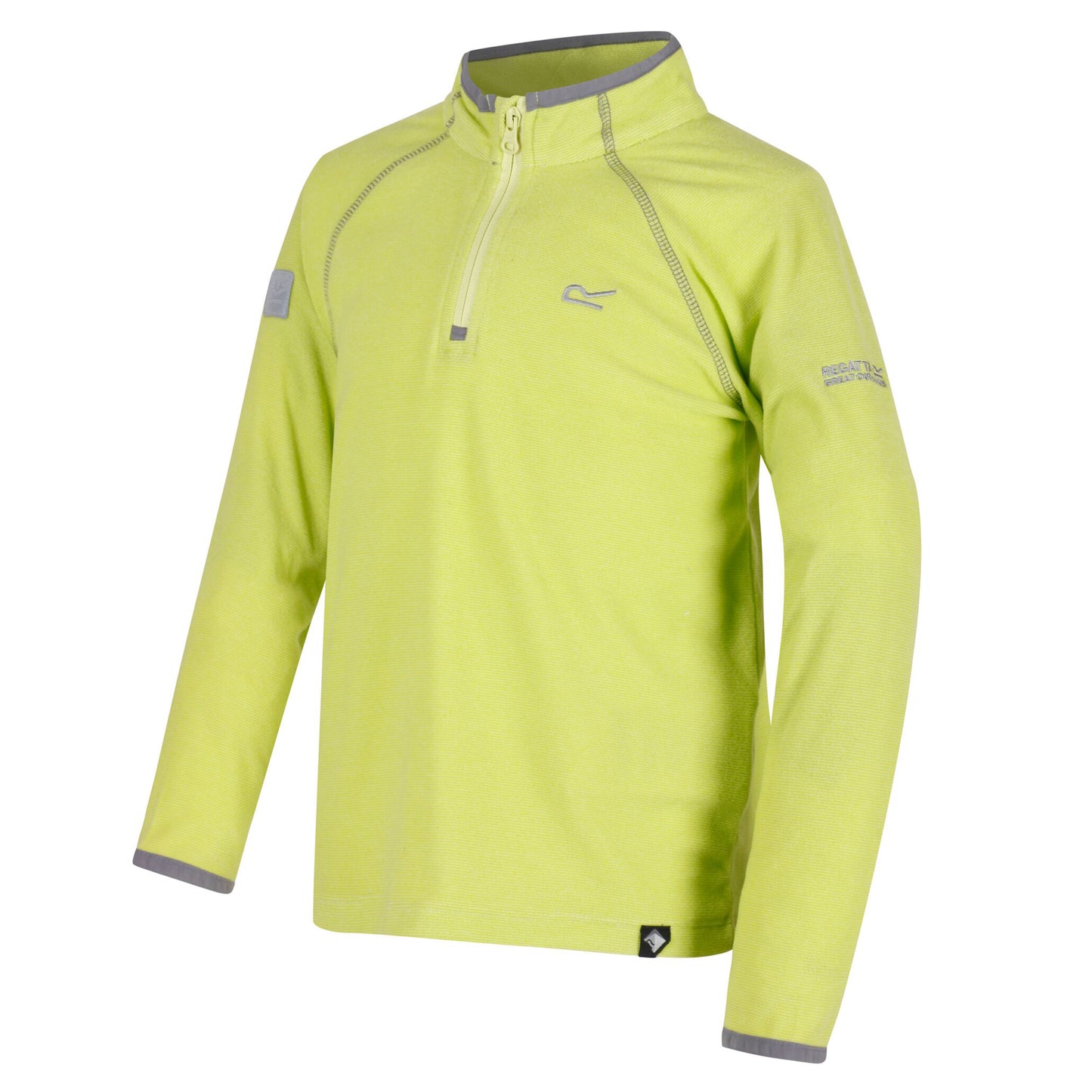 Light Steel-Steel Grey - Close up - Regatta Childrens-Kids Loco Fleece