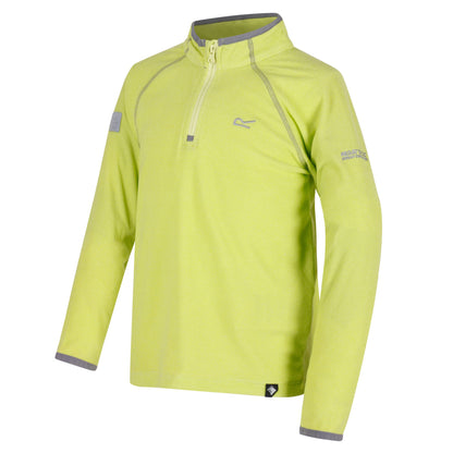 Light Steel-Steel Grey - Close up - Regatta Childrens-Kids Loco Fleece