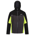 Ash-Black - Front - Regatta Mens Birchdale Waterproof Hooded Jacket