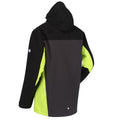 Ash-Black - Pack Shot - Regatta Mens Birchdale Waterproof Hooded Jacket