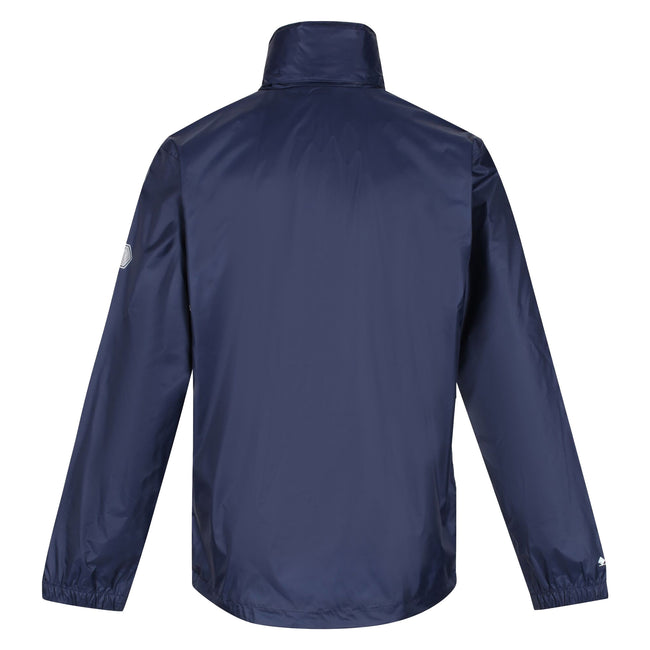 Navy - Back - Regatta Mens Lyle IV Waterproof Hooded Jacket