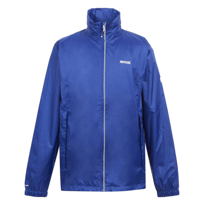 New Royal-Persimmon - Front - Regatta Mens Lyle IV Waterproof Hooded Jacket