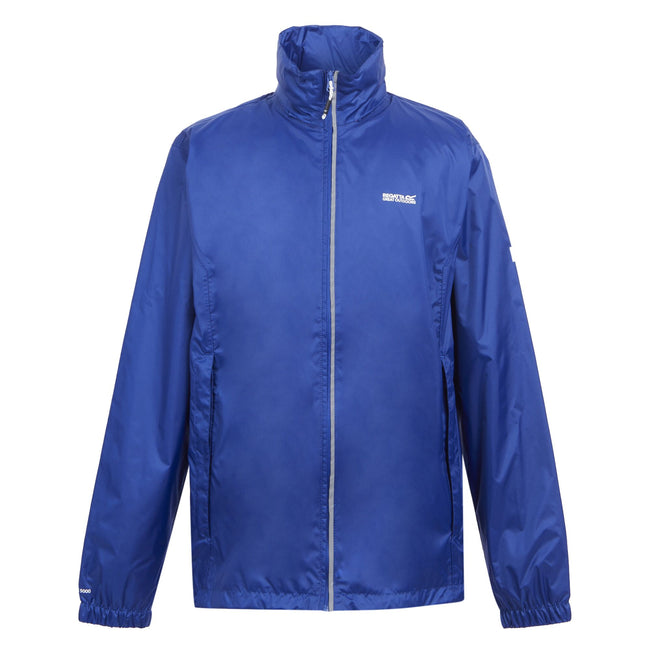 New Royal-Persimmon - Front - Regatta Mens Lyle IV Waterproof Hooded Jacket