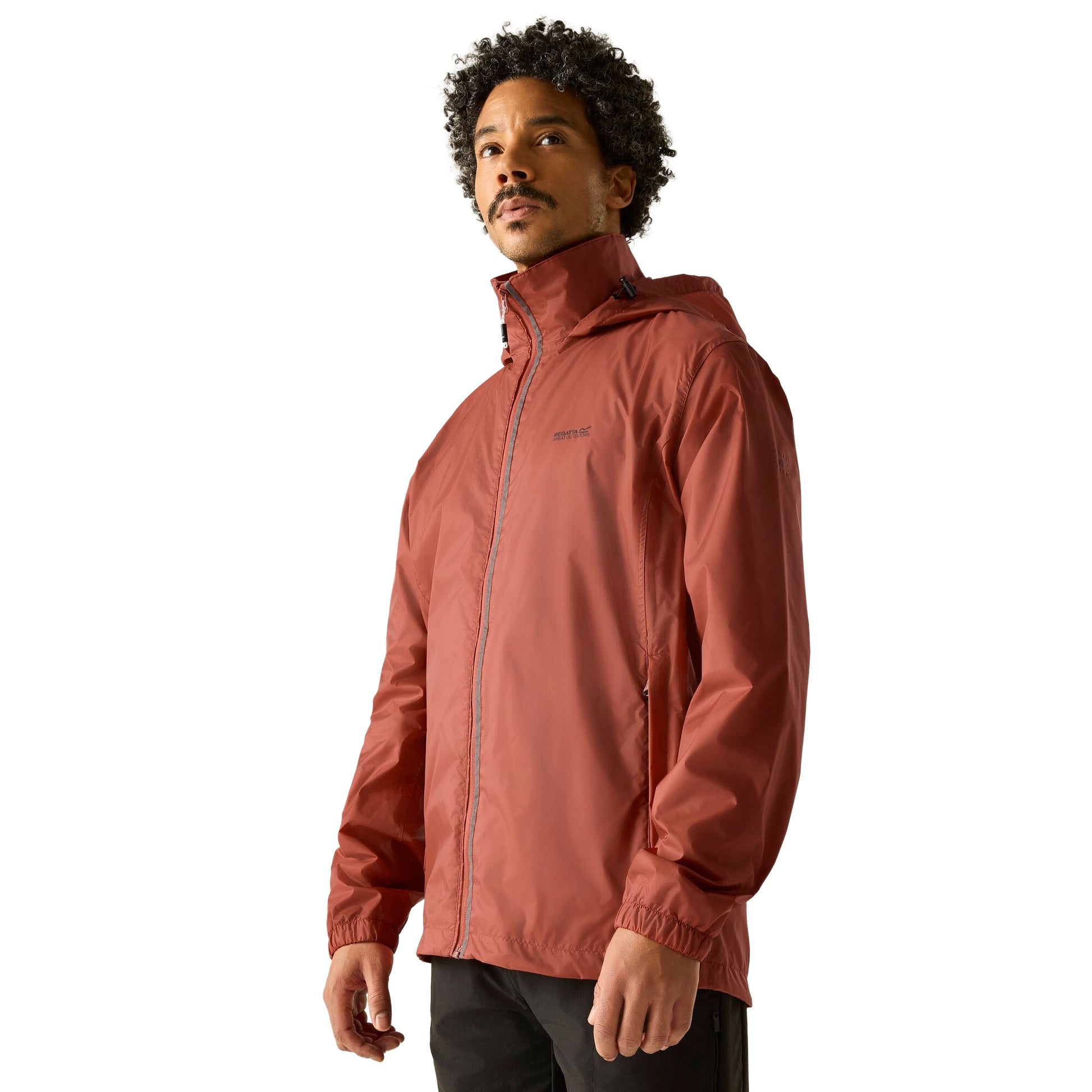 Brick - Lifestyle - Regatta Mens Lyle IV Waterproof Hooded Jacket