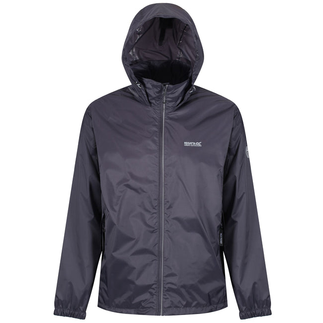 Iron - Front - Regatta Mens Lyle IV Waterproof Hooded Jacket
