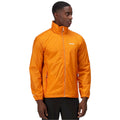 Flame Orange - Close up - Regatta Mens Lyle IV Waterproof Hooded Jacket