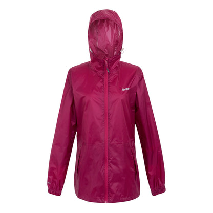 Beaujolais - Front - Regatta Womens-Ladies Pack It III Waterproof Jacket