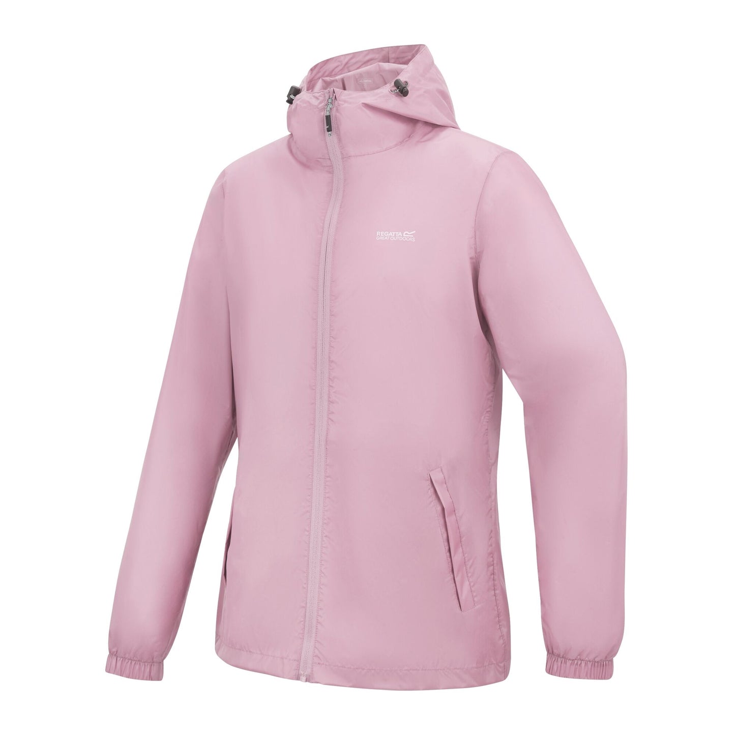 Powder Lilac - Side - Regatta Womens-Ladies Pack It III Waterproof Jacket
