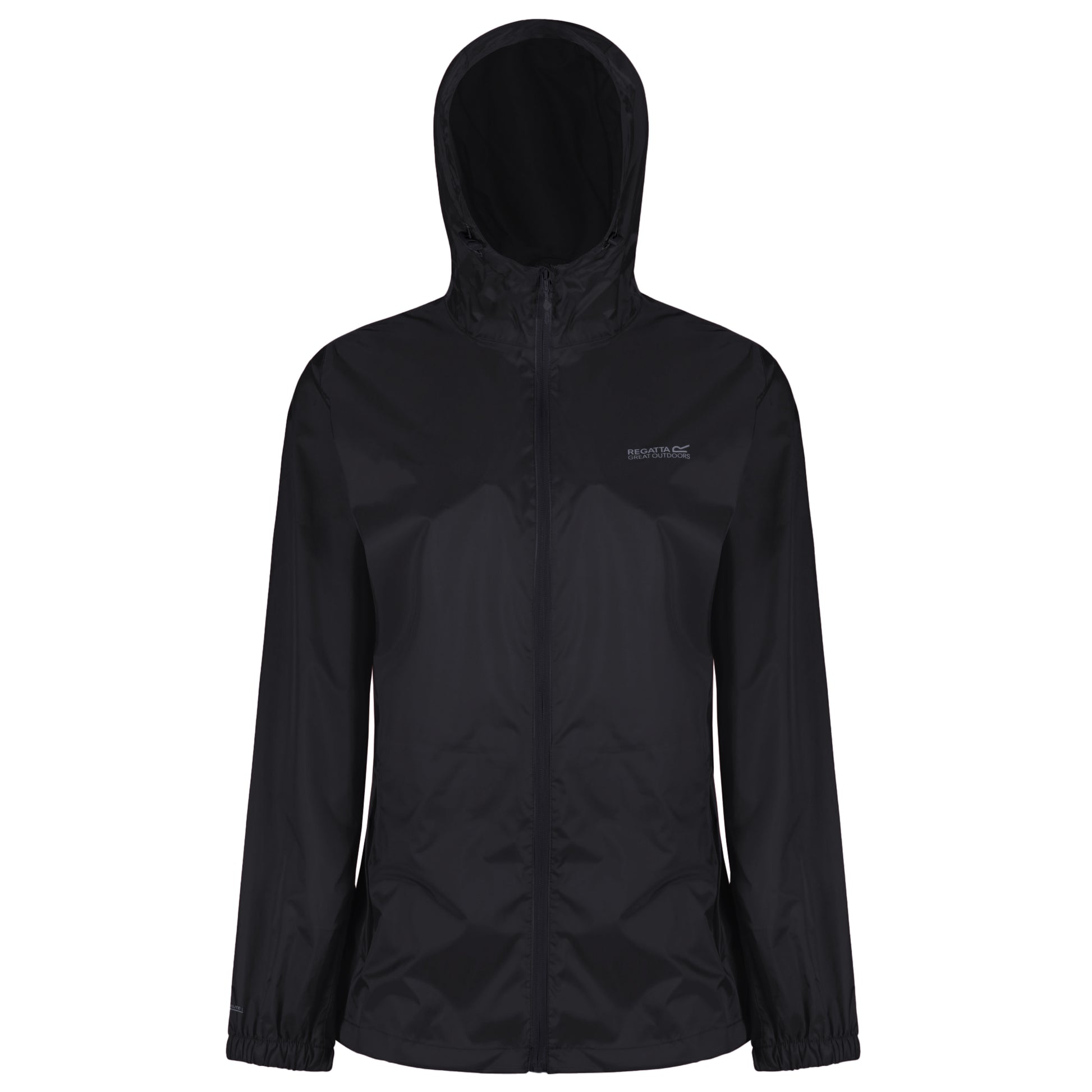 Black - Front - Regatta Womens-Ladies Pack It III Waterproof Jacket