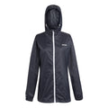 Seal Grey - Front - Regatta Womens-Ladies Pk It Jkt III Waterproof Hooded Jacket