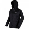 Black - Side - Regatta Womens-Ladies Pk It Jkt III Waterproof Hooded Jacket