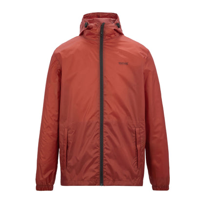 Brick - Front - Regatta Mens Pack It III Waterproof Jacket