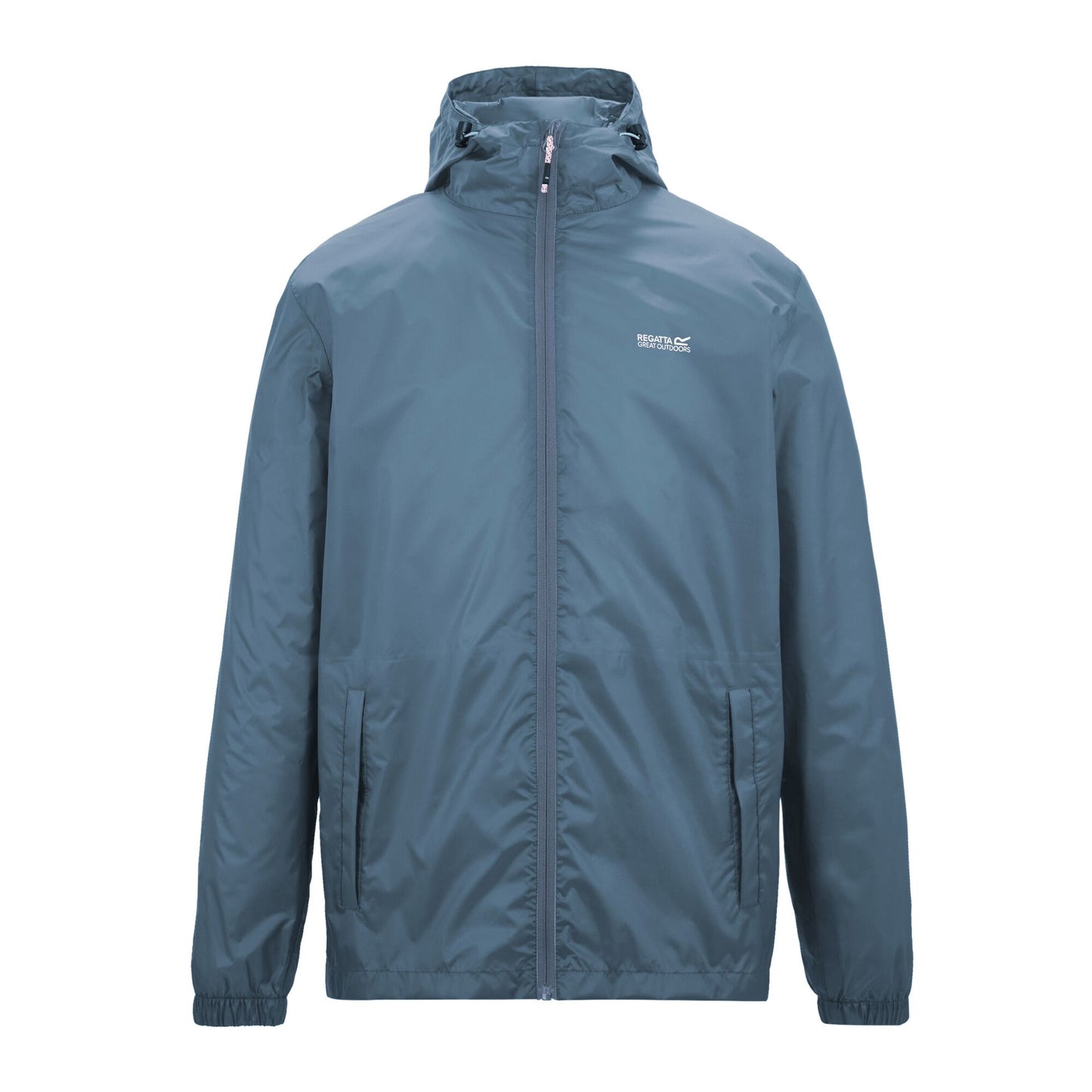China Blue - Front - Regatta Mens Pack It III Waterproof Jacket
