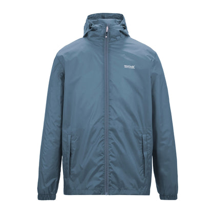 China Blue - Front - Regatta Mens Pack It III Waterproof Jacket