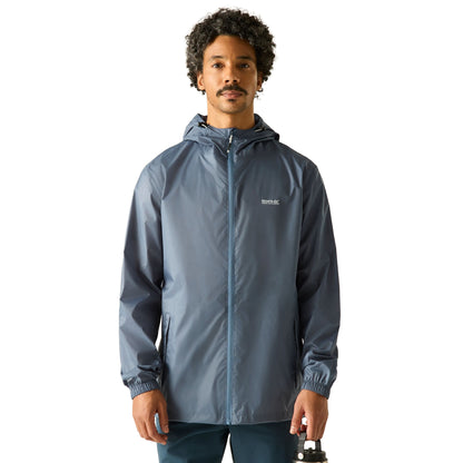 China Blue - Lifestyle - Regatta Mens Pack It III Waterproof Jacket