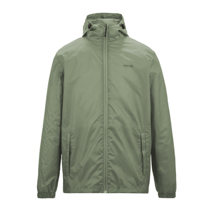 Light Sage - Front - Regatta Mens Pack It III Waterproof Jacket