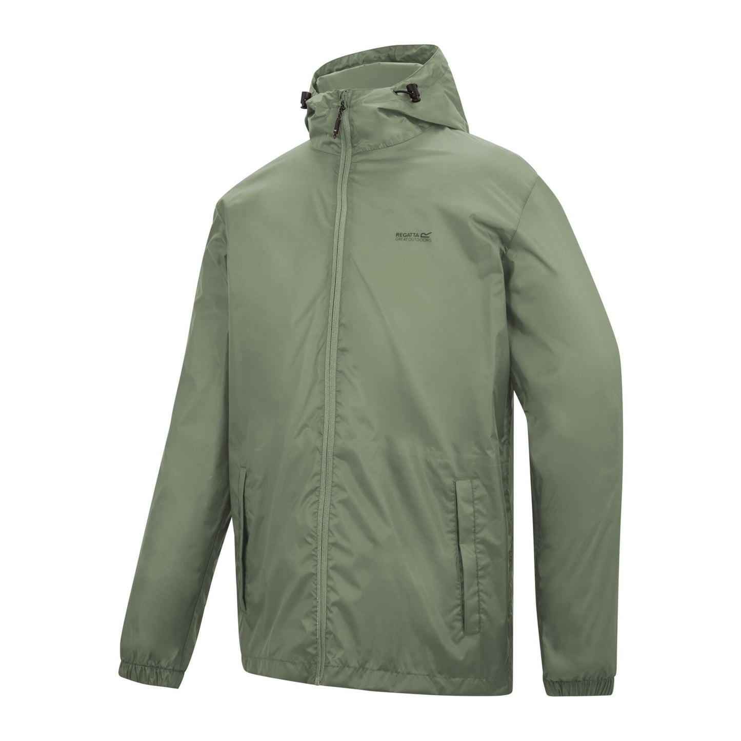Light Sage - Side - Regatta Mens Pack It III Waterproof Jacket