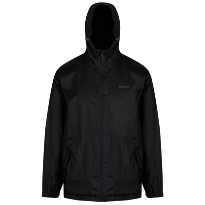 Black - Front - Regatta Mens Pack It III Waterproof Jacket