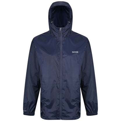 Navy - Front - Regatta Mens Pack It III Waterproof Jacket