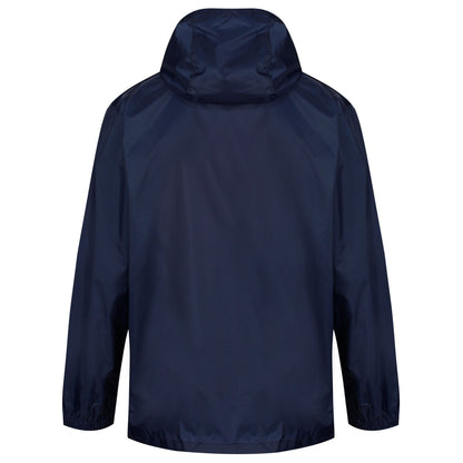 Navy - Back - Regatta Mens Pack It III Waterproof Jacket