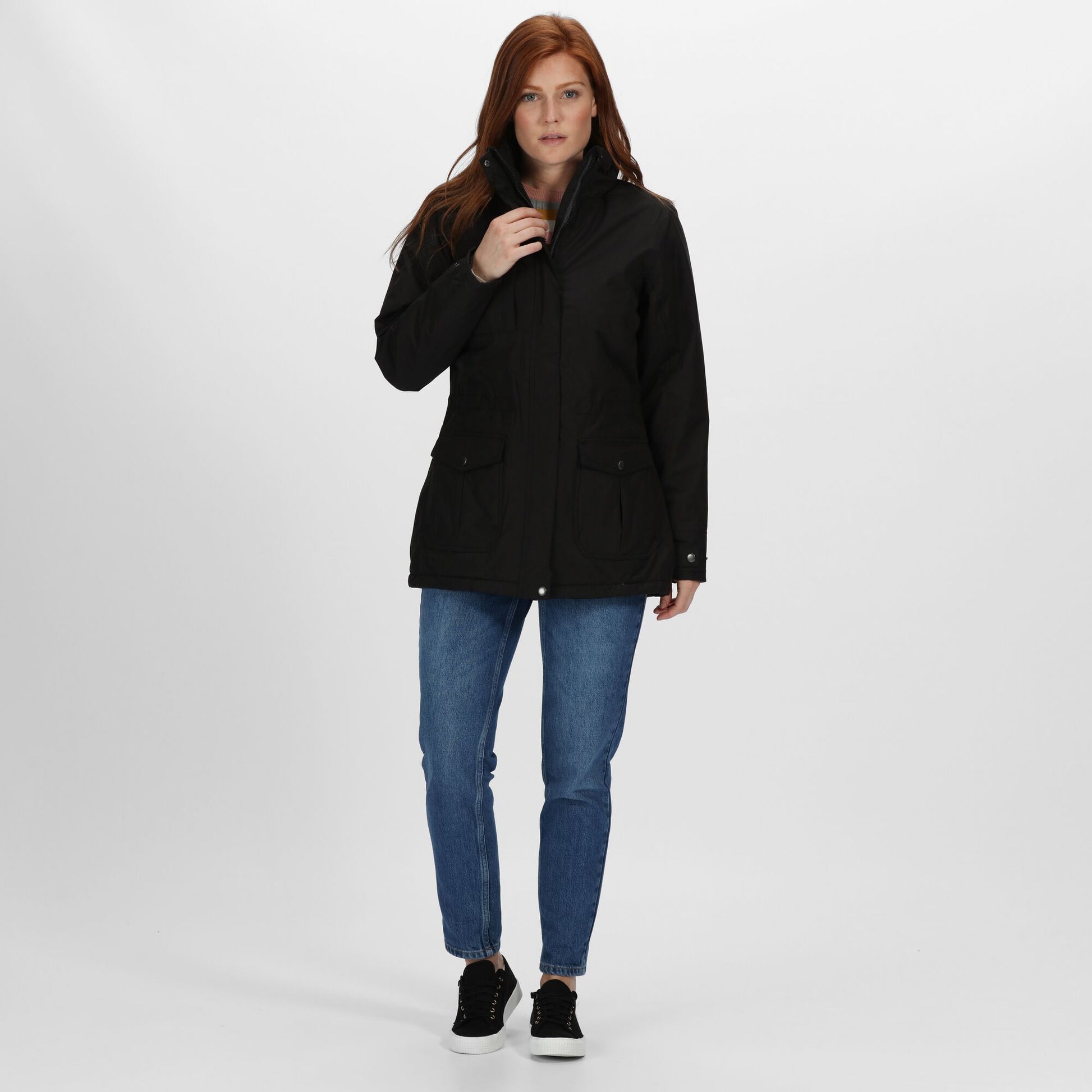 Black - Back - Regatta Professional Womens-Ladies Darby Insulated Jacket