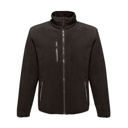 Black - Front - Regatta Professional Mens Waterproof Fleece Jacket
