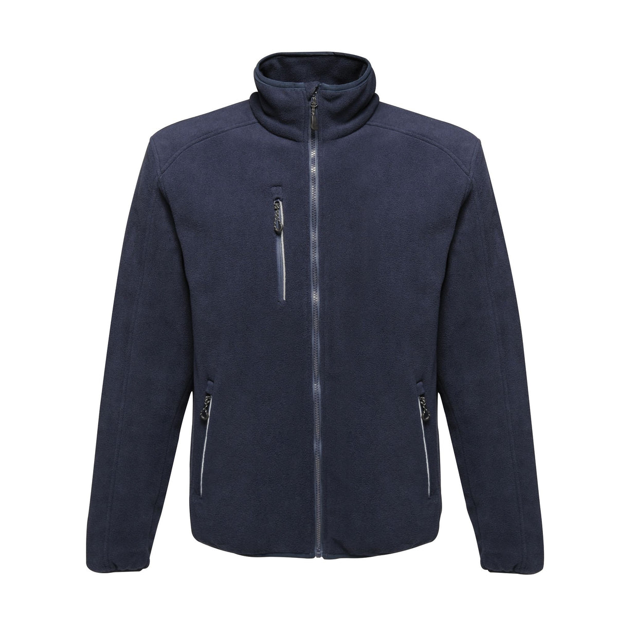 Navy - Front - Regatta Professional Mens Waterproof Fleece Jacket