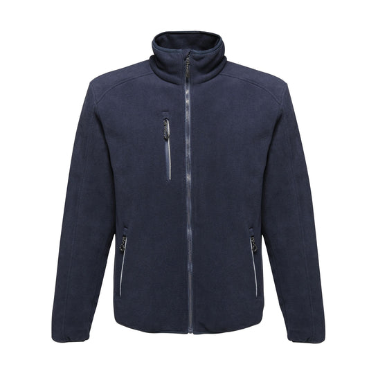 Navy - Front - Regatta Professional Mens Waterproof Fleece Jacket