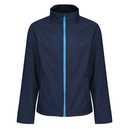 Navy-French Blue - Front - Regatta Professional Mens Soft Shell Jacket