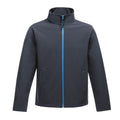 Navy-French Blue - Back - Regatta Professional Mens Soft Shell Jacket