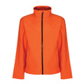 Magma Orange-Black - Front - Regatta Mens Ablaze Printable Softshell Jacket