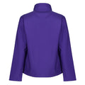 Purple-Black - Back - Regatta Professional Mens Soft Shell Jacket