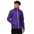 Purple-Black - Side - Regatta Professional Mens Soft Shell Jacket