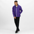 Purple-Black - Back - Regatta Mens Ablaze Printable Softshell Jacket